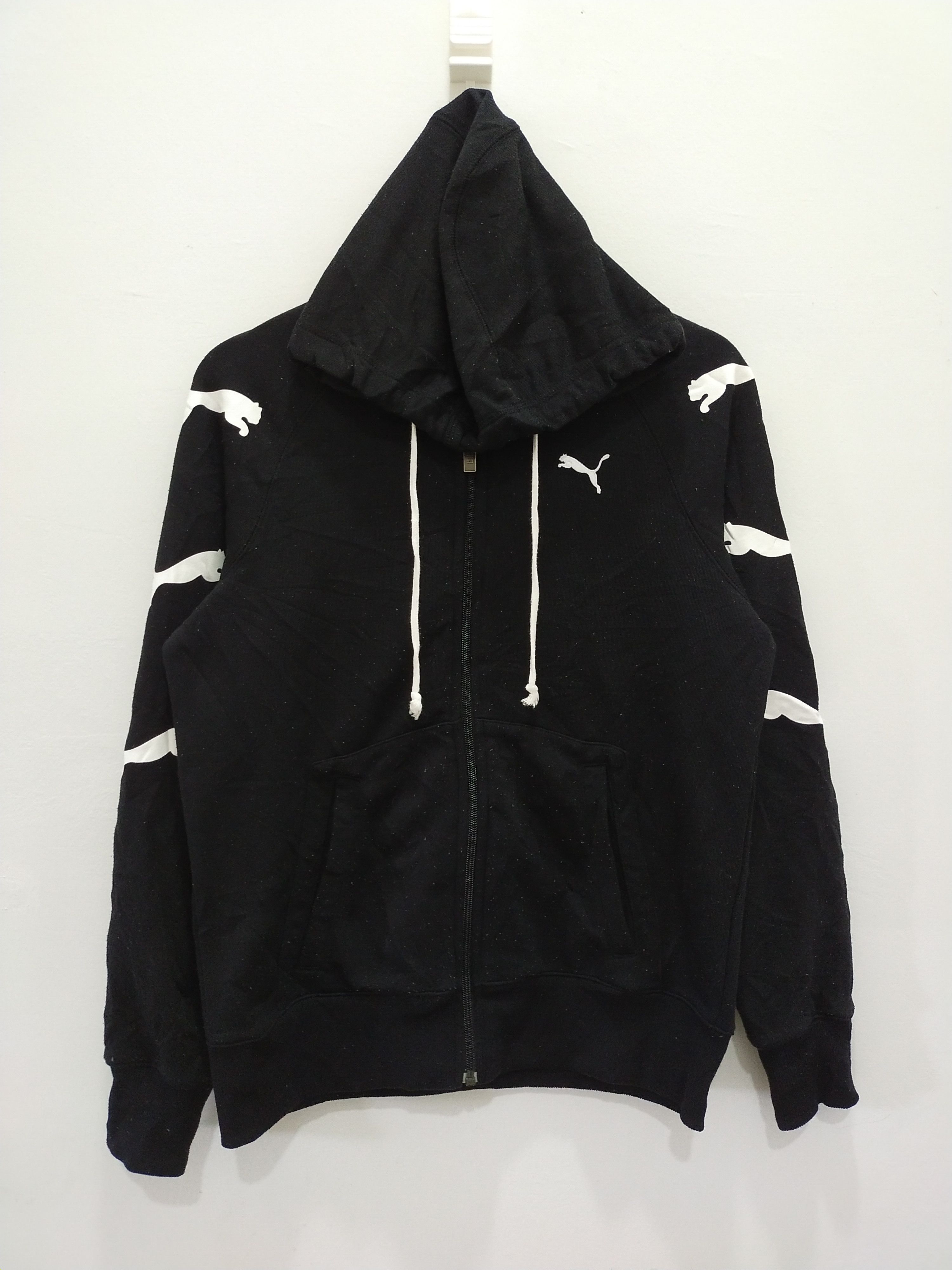 Puma Sport Life Style Hoodies Full Zipper Embroidery Logo
