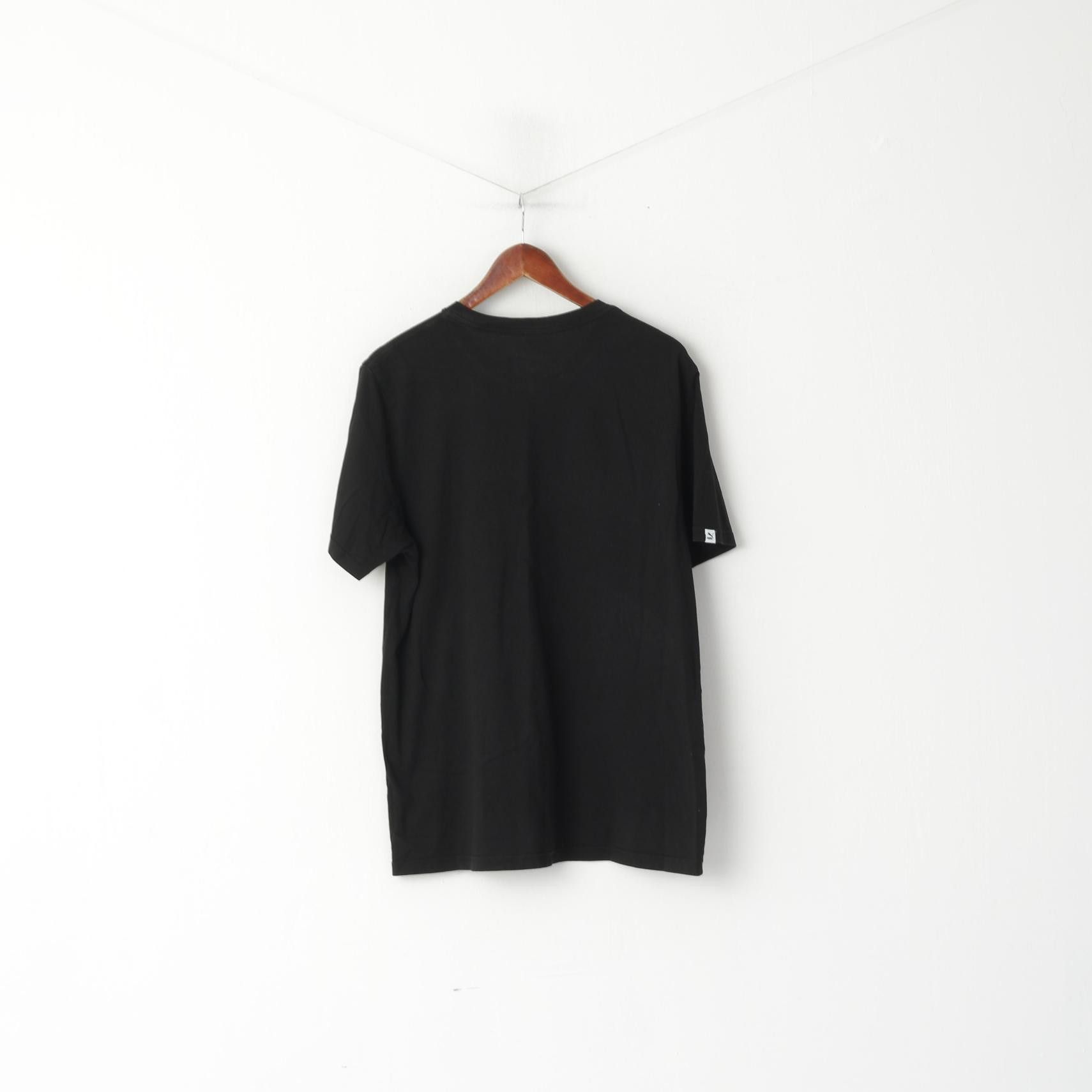 Puma Puma Men XL T- Shirt Black Cotton Heritage Logo 6607 Size US XL / EU 56 / 4 - 6 Thumbnail
