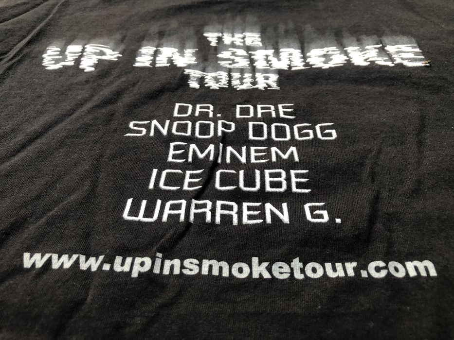 Vintage VTG Dr. Dre Snoop Dogg Ice Cube Up In Smoke Tour Shirt