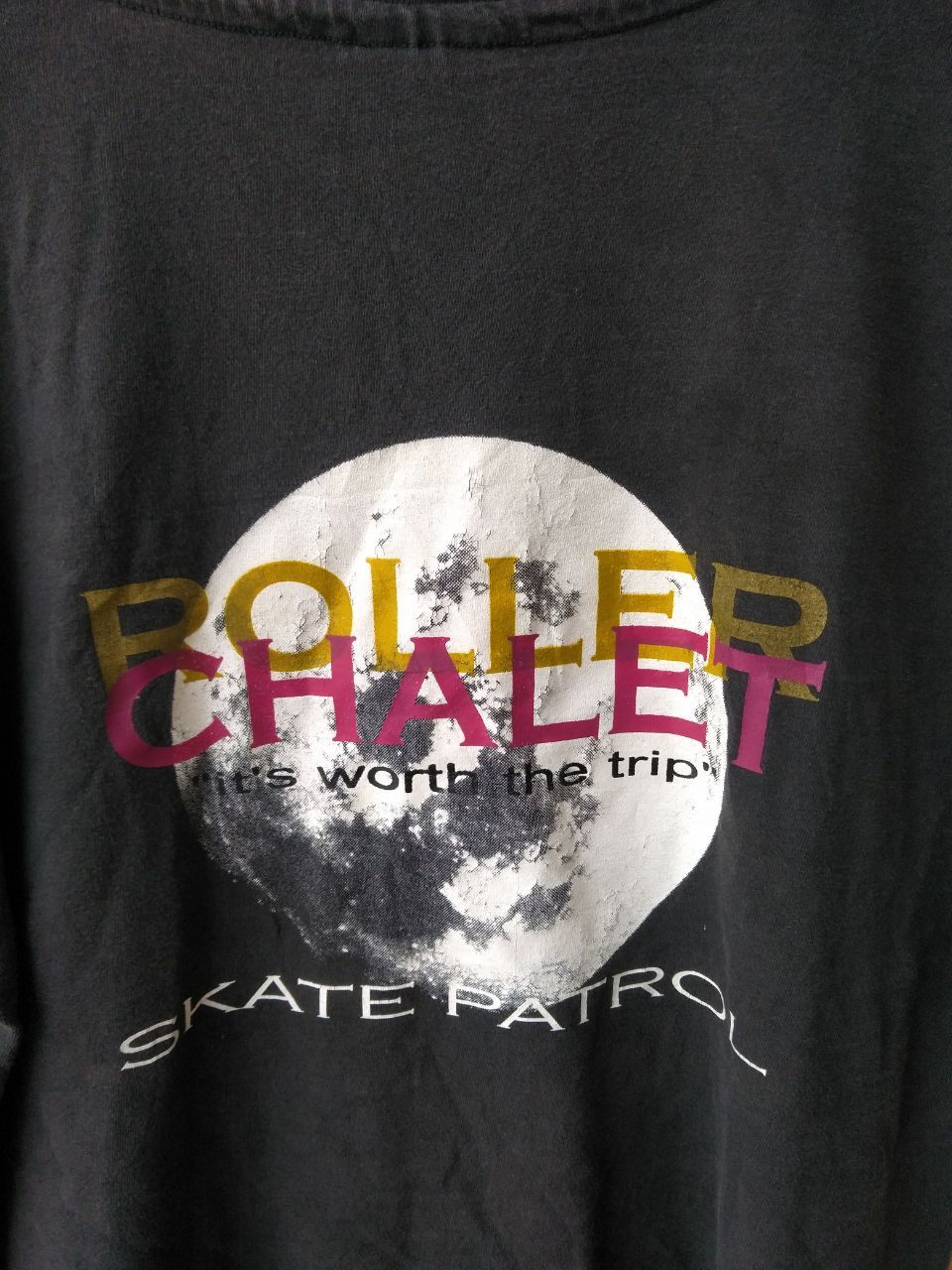 Hook-Ups 🔥 90s SKATE PATROL ROLLER CHALET TEE Size US L / EU 52-54 / 3 - 4 Thumbnail