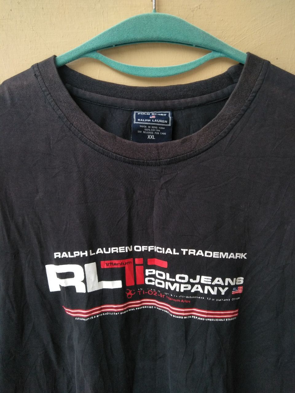 Polo Ralph Lauren × Ralph Lauren × Vintage 🔥 90s POLO JEANS COMPANY BIG LOGO LO LIFE TEE Size US XL / EU 56 / 4 - 3 Thumbnail