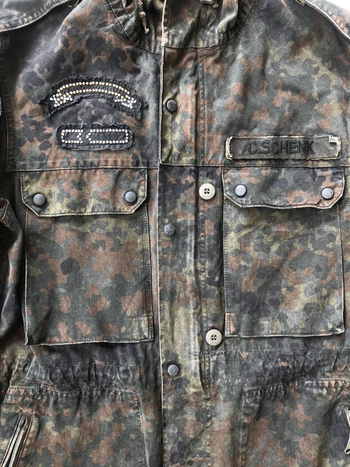Nigel Cabourn DOPE🔥90s Swiss Army Camo Reconstruct Anorak Parka Size US L / EU 52-54 / 3 - 6 Thumbnail