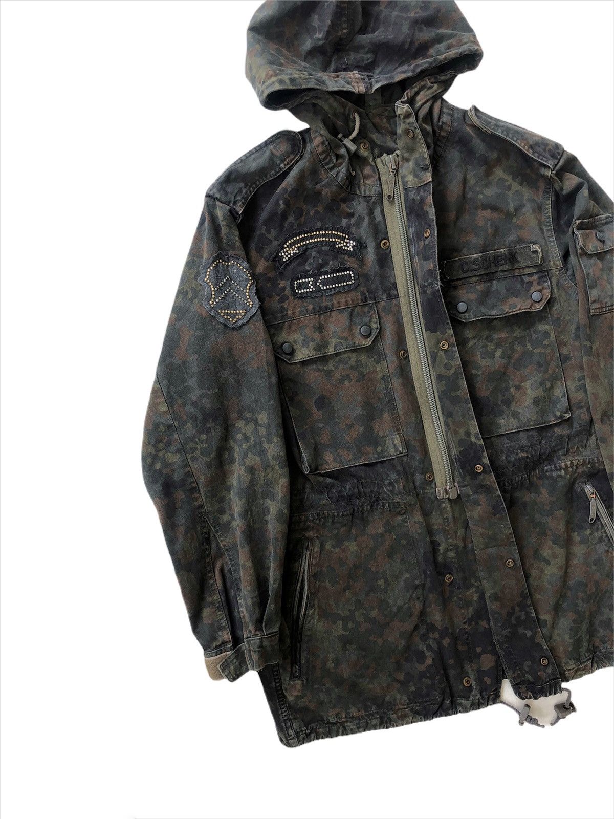 Nigel Cabourn DOPE🔥90s Swiss Army Camo Reconstruct Anorak Parka Size US L / EU 52-54 / 3 - 4 Thumbnail