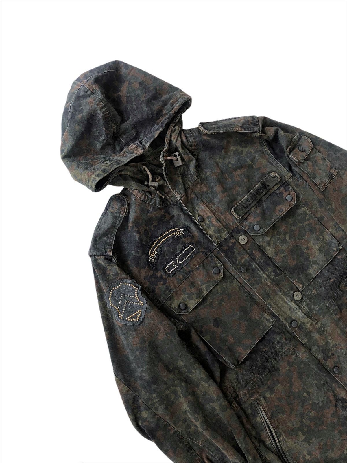 Nigel Cabourn DOPE🔥90s Swiss Army Camo Reconstruct Anorak Parka Size US L / EU 52-54 / 3 - 5 Thumbnail