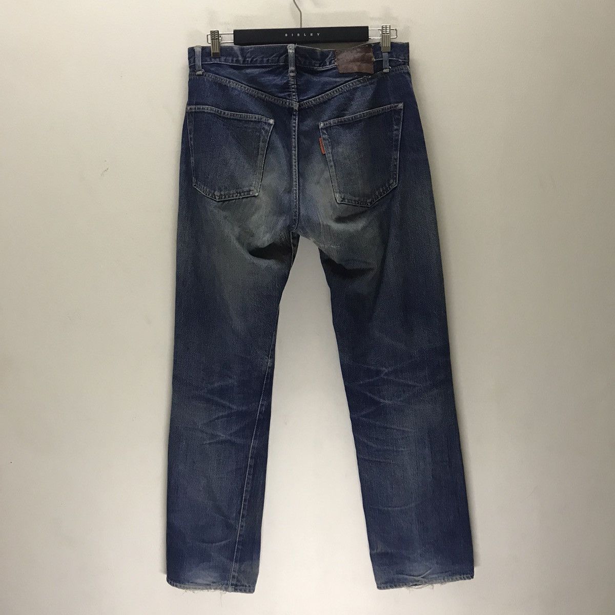 HOLLYWOOD RANCH MARKET HR Market Mudwash Distressed Denim Selvedge Jeans Size US 34 / EU 50 - 10 Thumbnail