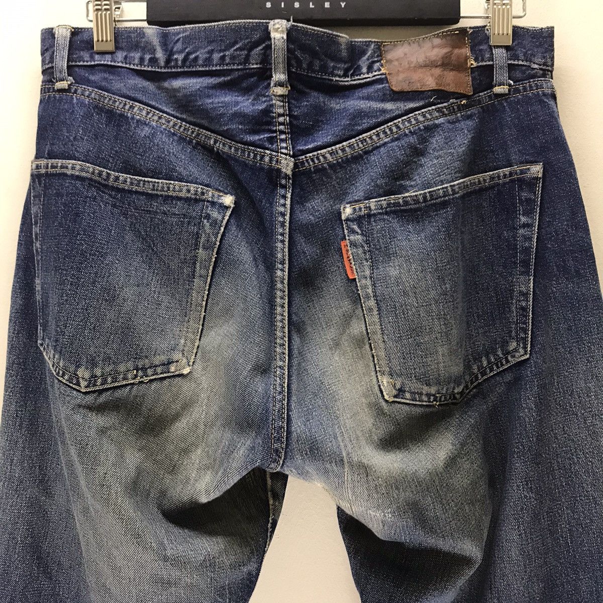 HOLLYWOOD RANCH MARKET HR Market Mudwash Distressed Denim Selvedge Jeans Size US 34 / EU 50 - 11 Thumbnail