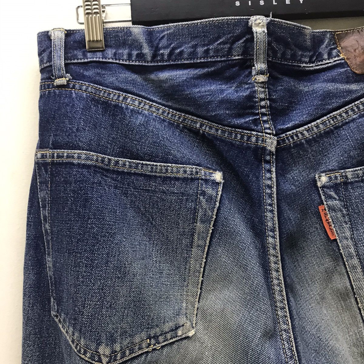 HOLLYWOOD RANCH MARKET HR Market Mudwash Distressed Denim Selvedge Jeans Size US 34 / EU 50 - 12 Thumbnail