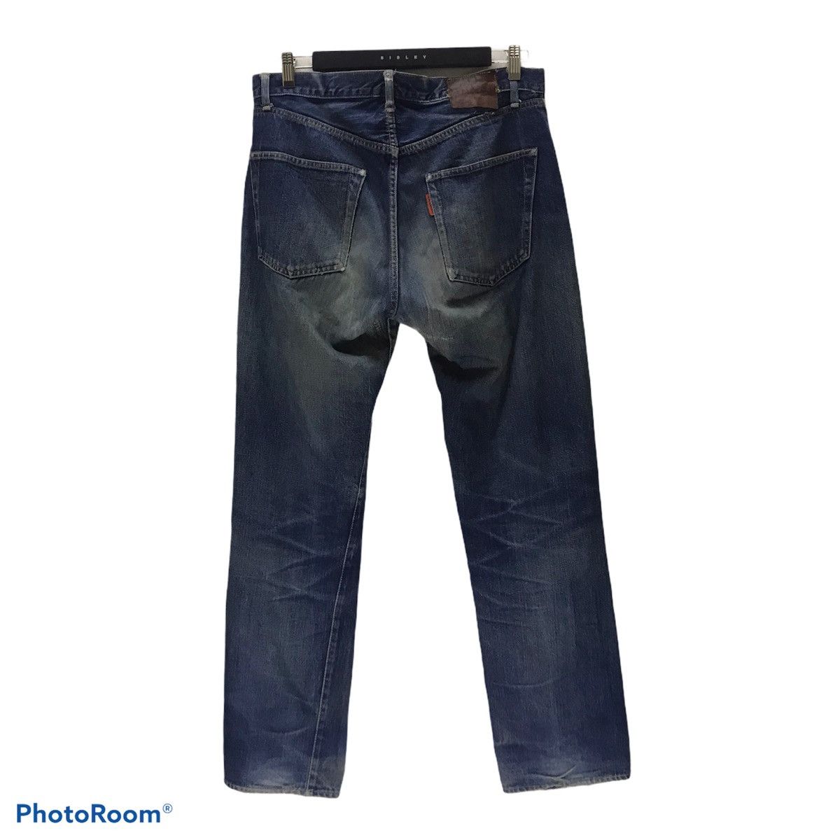 HOLLYWOOD RANCH MARKET HR Market Mudwash Distressed Denim Selvedge Jeans Size US 34 / EU 50 - 2 Thumbnail