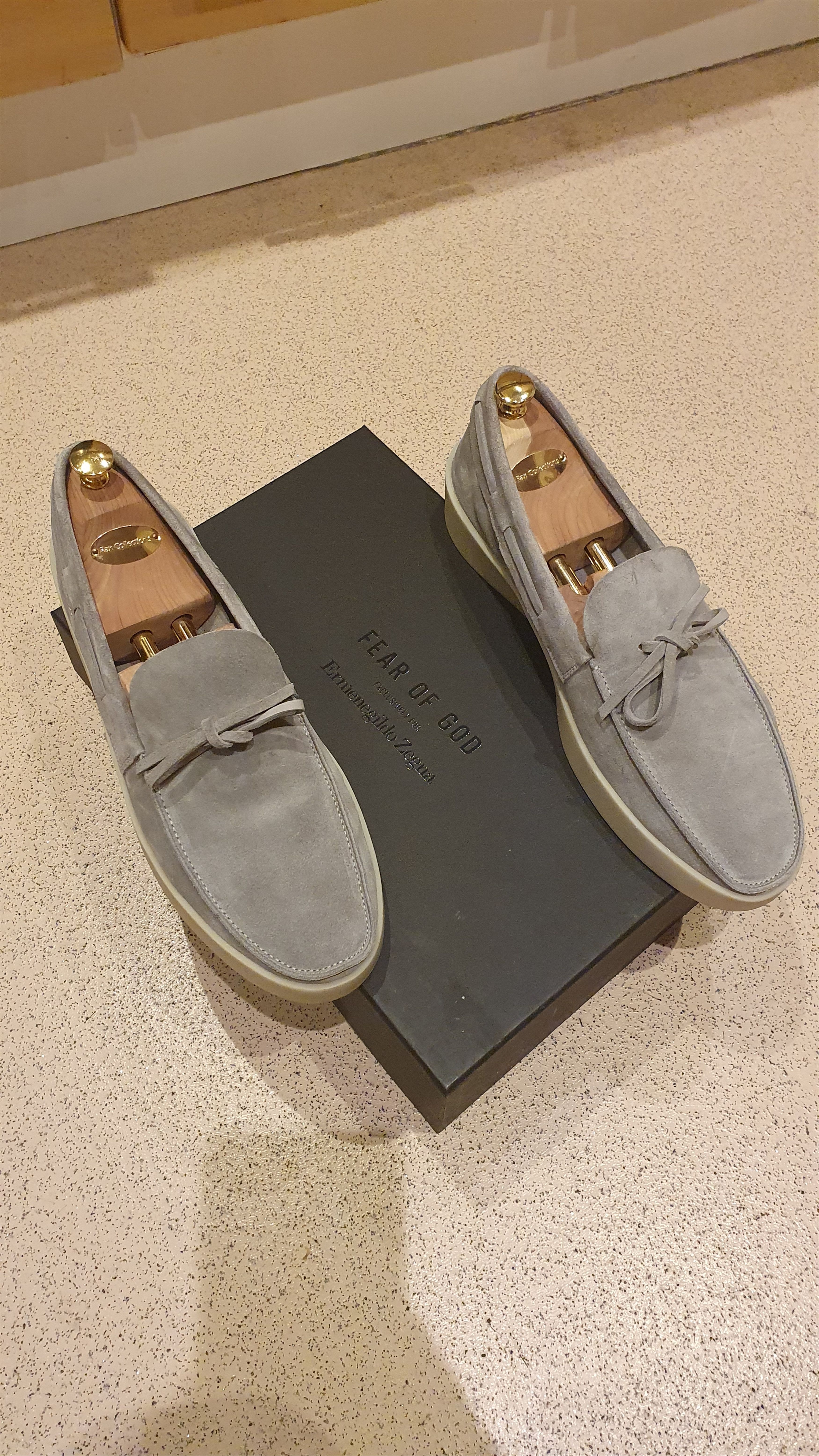 Fear of God Zegna Suede Loafers フィアオブゴッド FEAROFGOD x ZEGNA Suede Loafers in Camel by Yashua Simmons