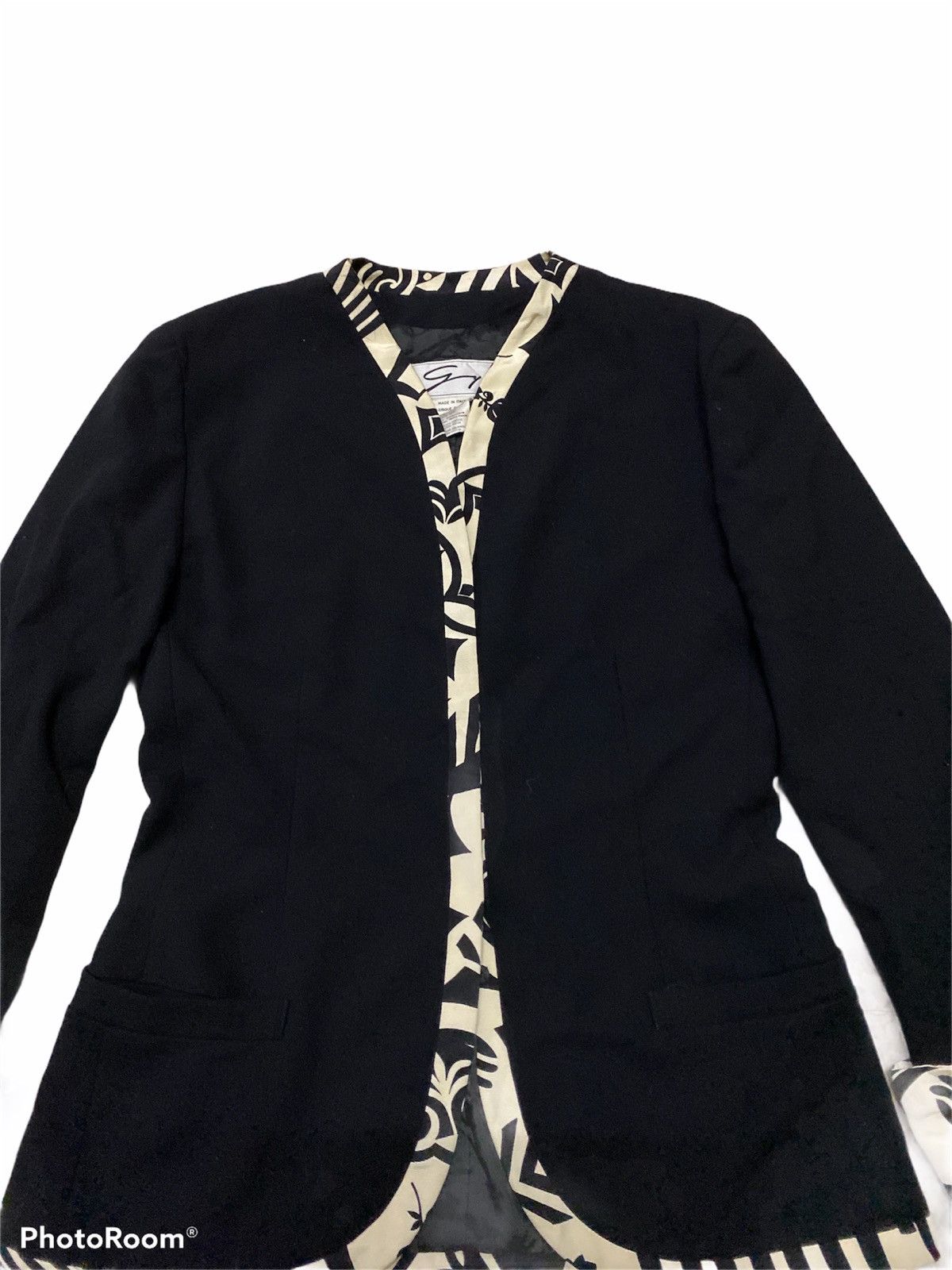 Versace Vintage 90’s Genny By versace Wool Jacket Nice Design Size US M / EU 48-50 / 2 - 3 Thumbnail