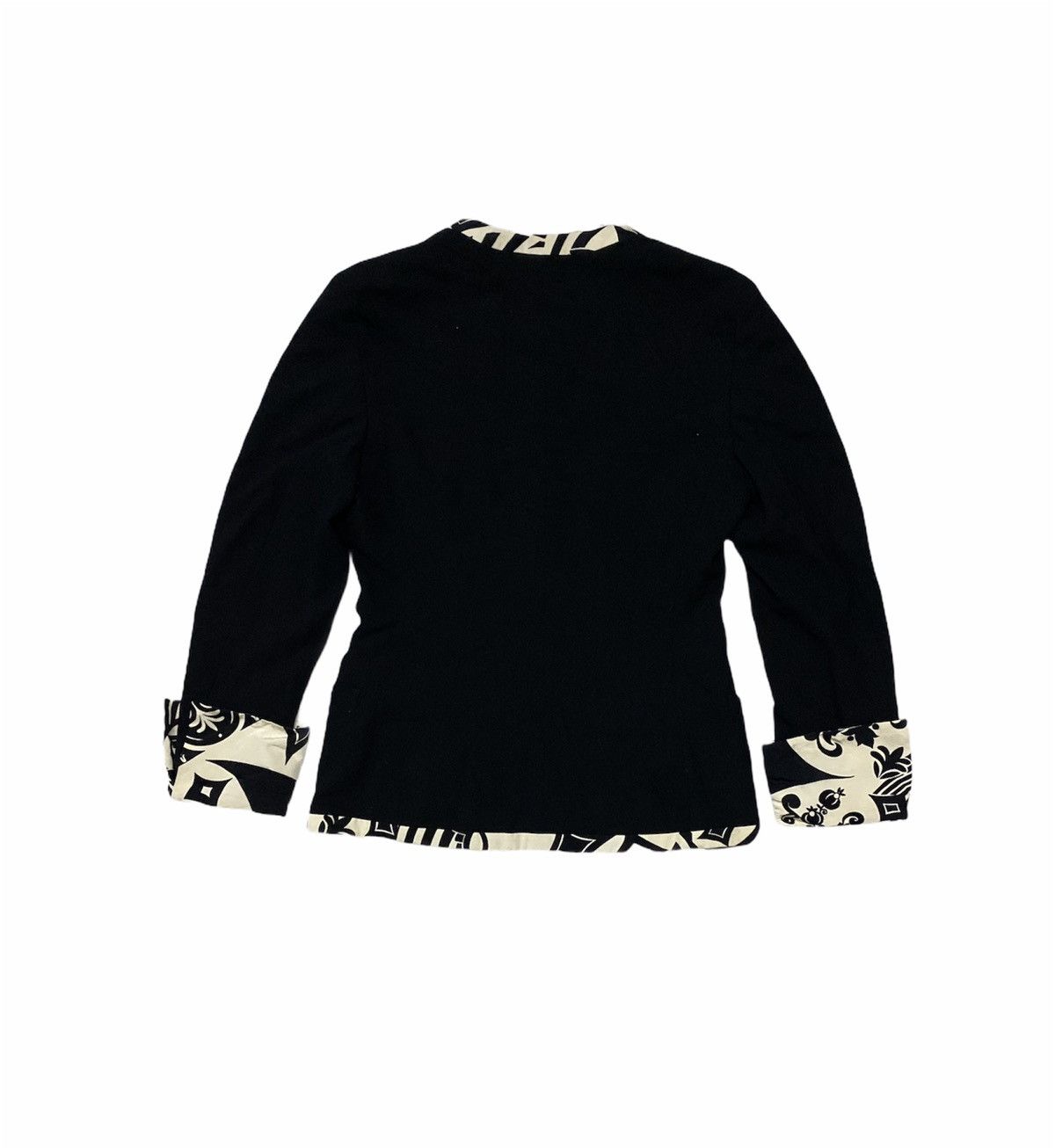 Versace Vintage 90’s Genny By versace Wool Jacket Nice Design Size US M / EU 48-50 / 2 - 2 Thumbnail