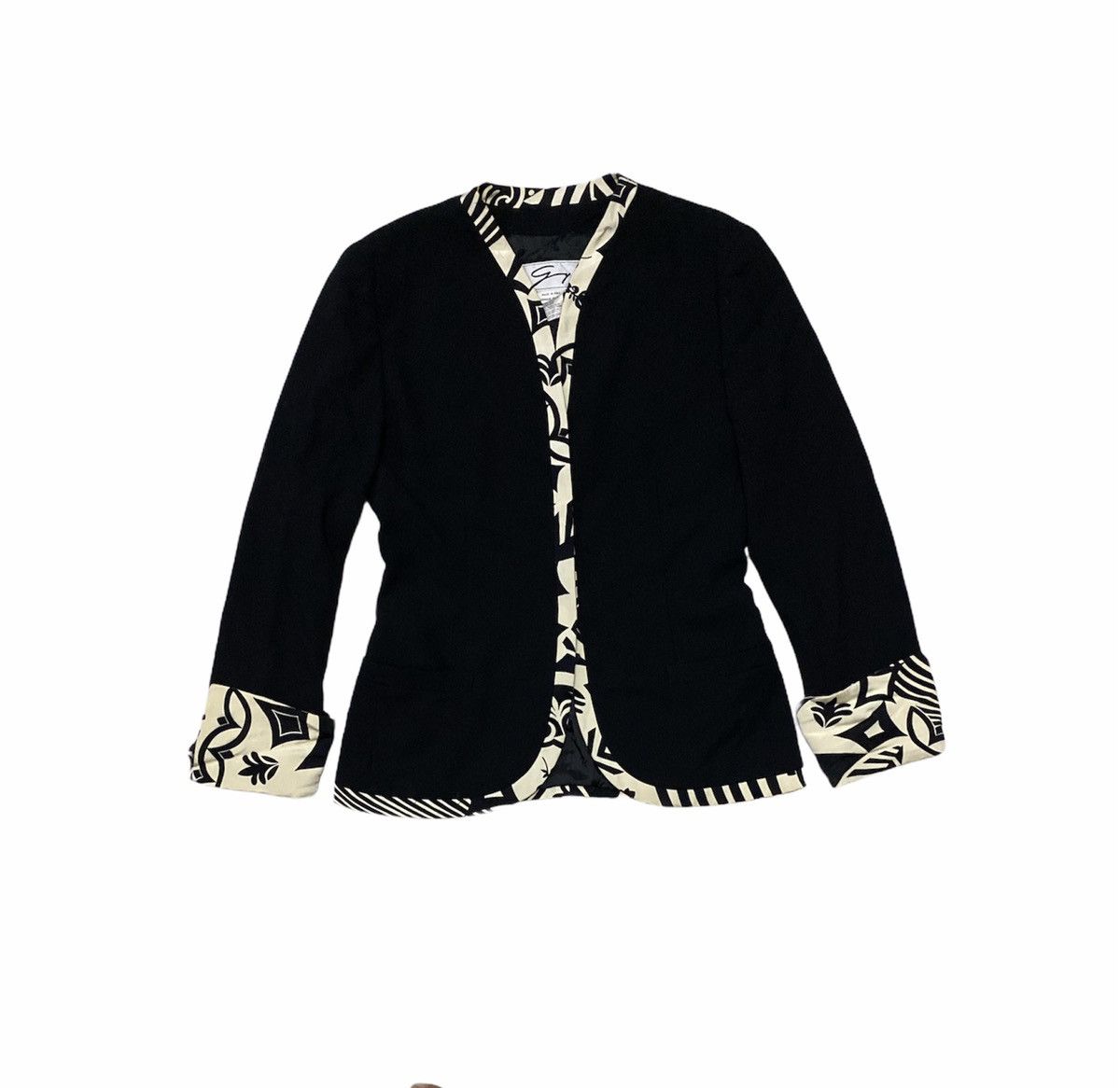 Versace Vintage 90’s Genny By versace Wool Jacket Nice Design Size US M / EU 48-50 / 2 - 1 Thumbnail