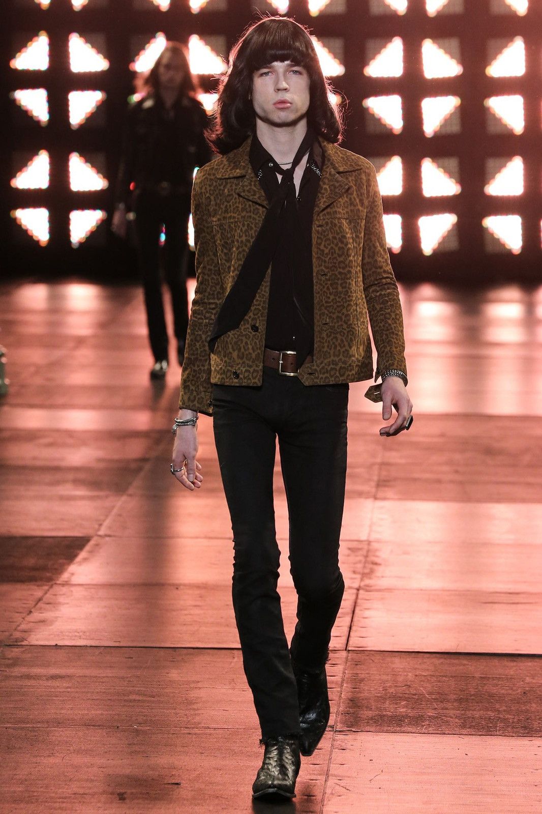 Hedi Slimane × Saint Laurent Paris HOLY GRAIL 🏆 HEDI FOR YSL PSYCH ROCK BABYCAT SUEDE JACKET Size US L / EU 52-54 / 3 - 1 Thumbnail