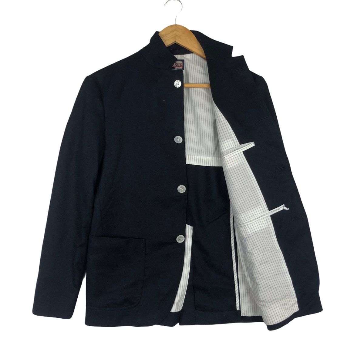 ⚡️BLUE BLUE JAPAN BUTTON STRIPES JACKET