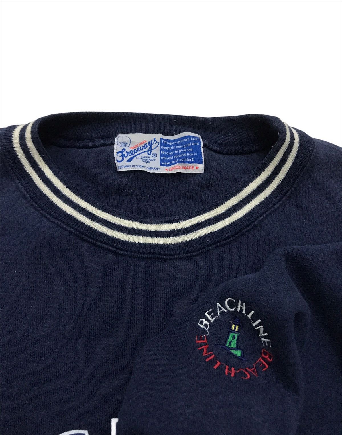 Japanese Brand × Vintage Vintage Beach Line Yokohama Freeway Sweatshirt Big Logo Size US L / EU 52-54 / 3 - 3 Thumbnail