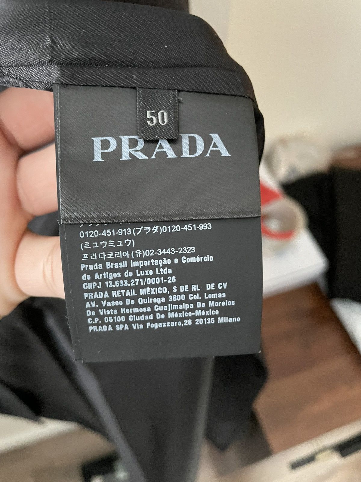 Prada Fall 2018 grey overdyed wool coat Size US L / EU 52-54 / 3 - 4 Thumbnail