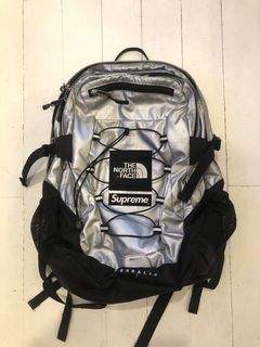 Supreme North Face Metallic Borealis Backpack | Grailed