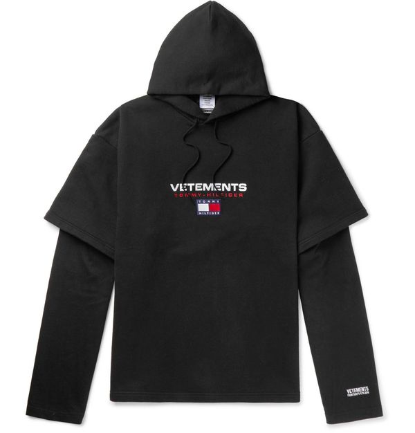 Vetements x hilfiger on sale hoodie