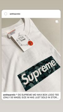 Supreme mo cheap wax box logo