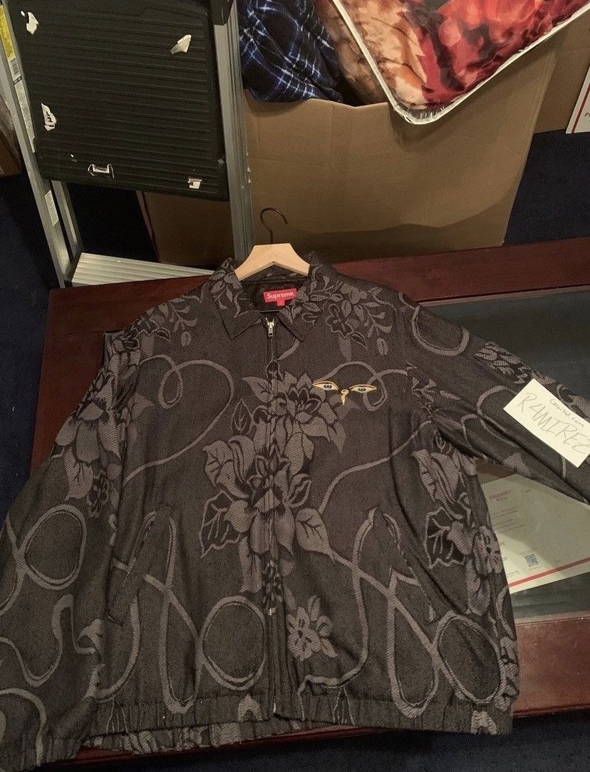 Supreme truth tour jacket burgundy hot sale