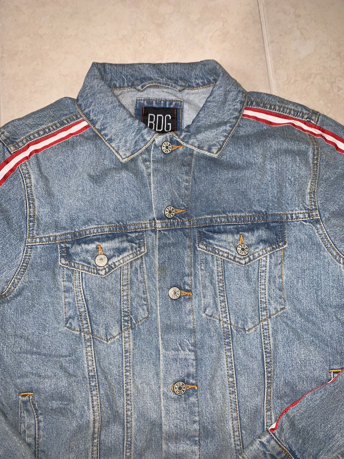 Bdg × Urban Outfitters BDG Pinstripe Denim Jacket Size US M / EU 48-50 / 2 - 2 Thumbnail