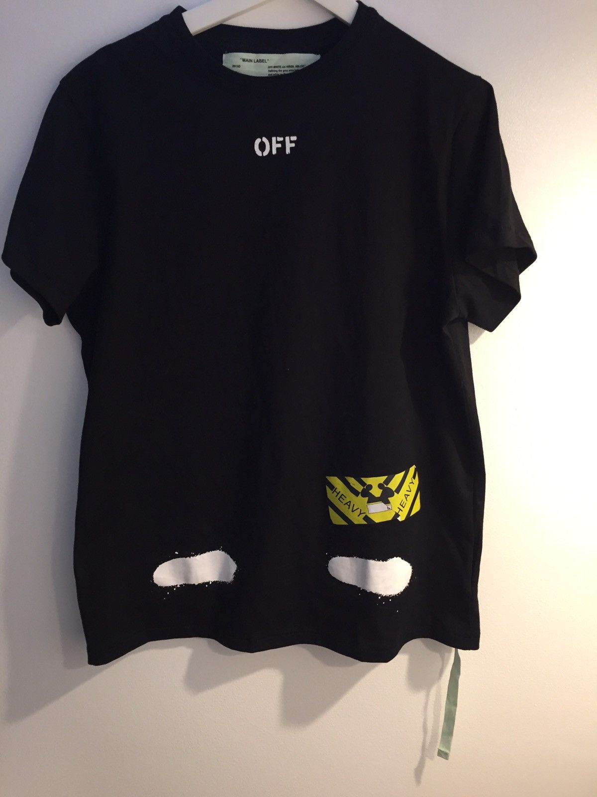 Off white mirror t shirt hotsell