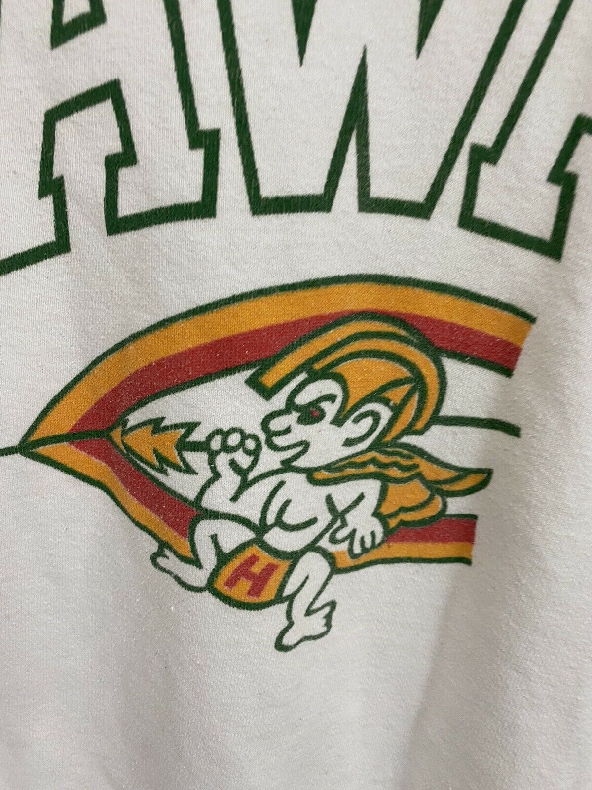 VTG Hawaii Rainbow Warriors Manoa Old Logo Sweatshirt XL, image size:1200x1600