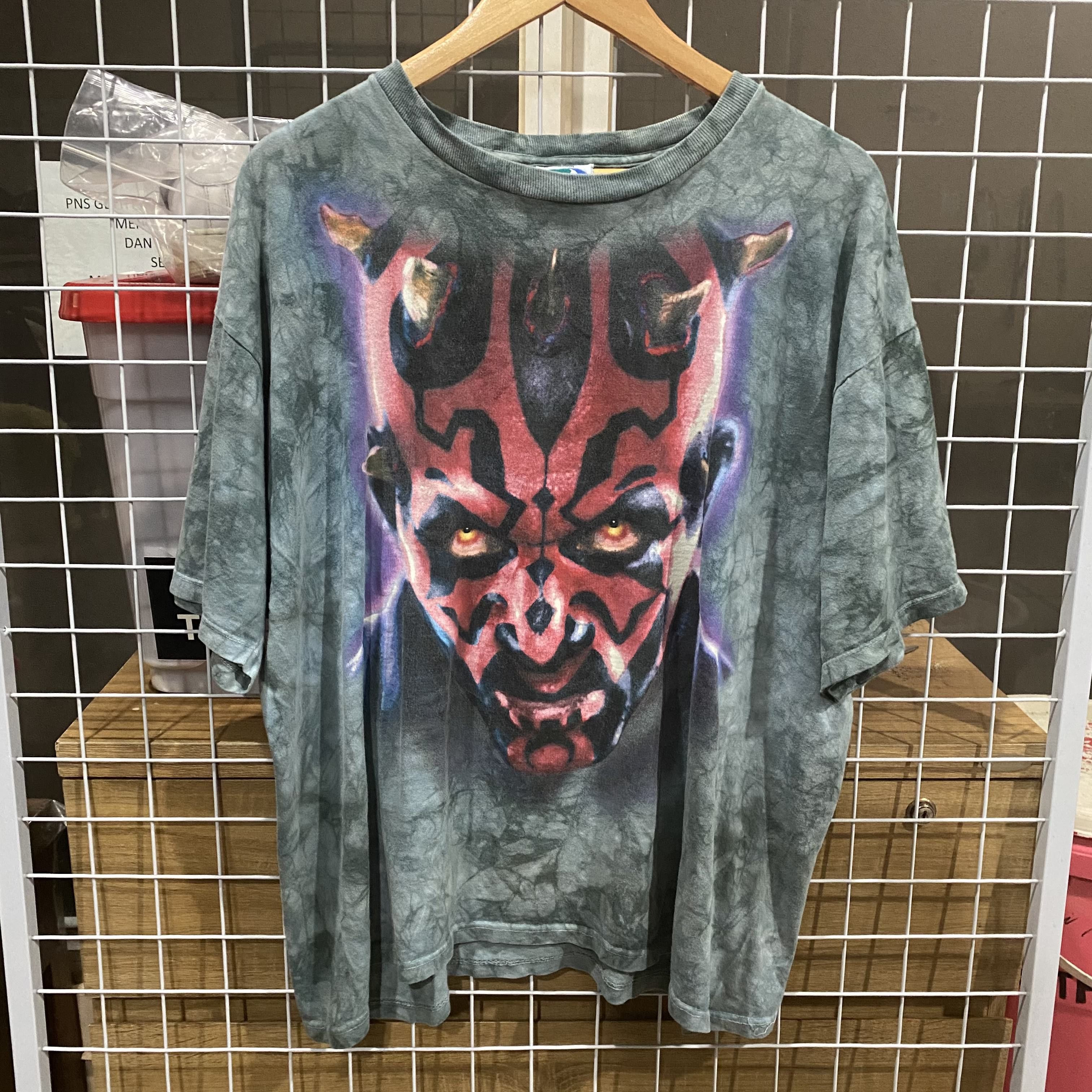 Liquid Blue Vintage 90s Star Wars's Darth Maul on Liquid Blue