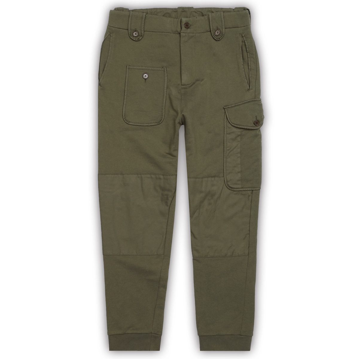 ALEXANDER MCQUEEN — Logo Embroidered Sweatpants Olive