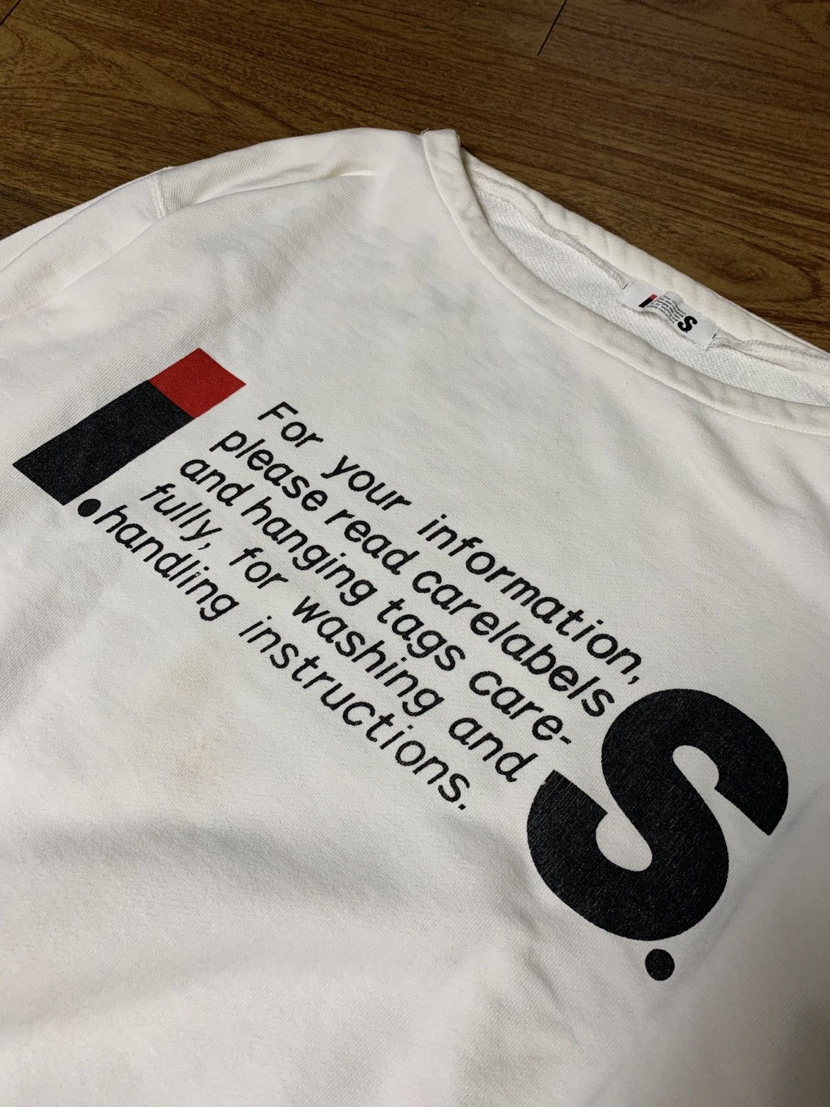 Issey Miyake Vintage Caretag Logo Sweater Size US M / EU 48-50 / 2 - 2 Thumbnail
