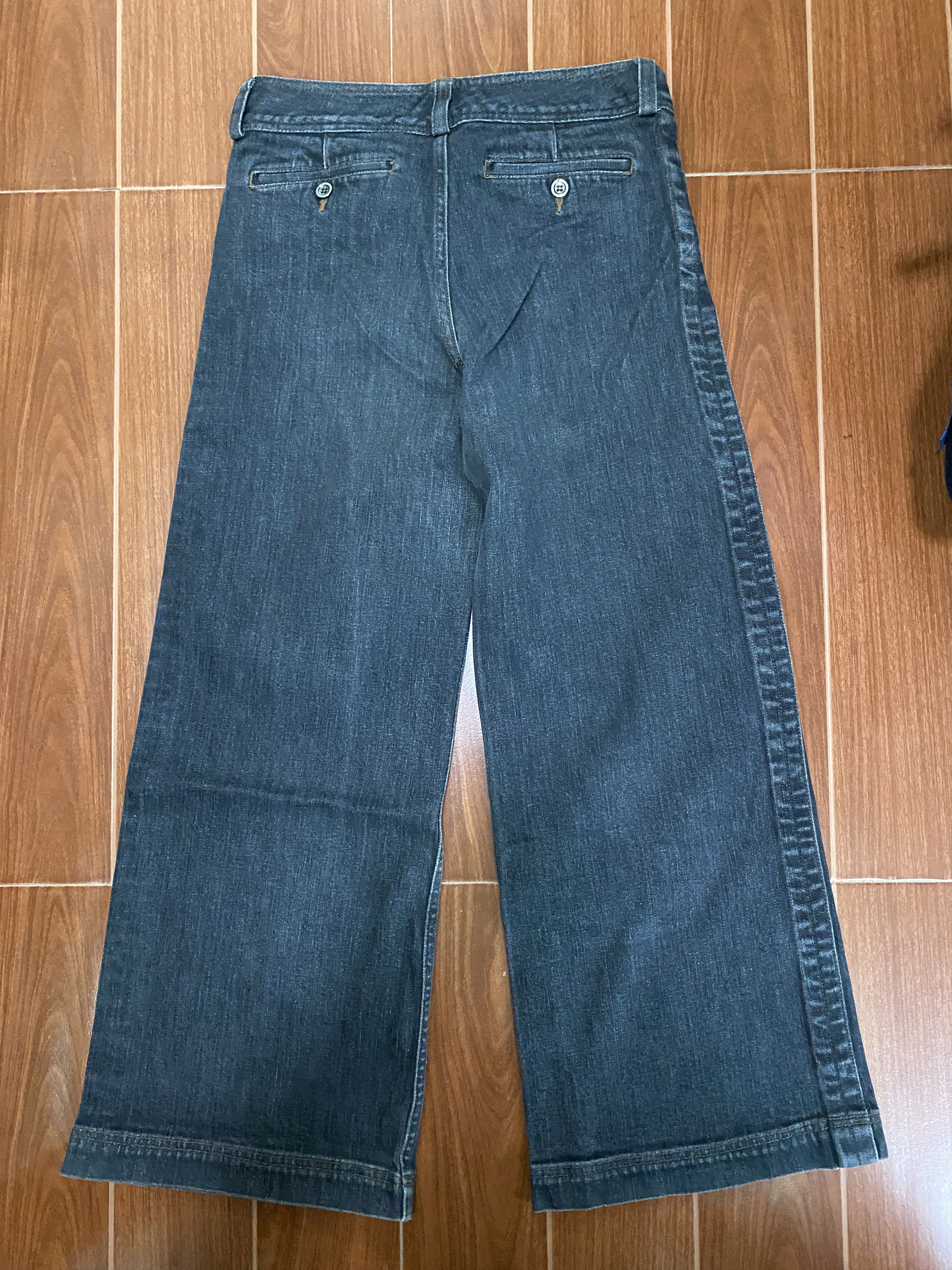 Comme des Garcons Comme Des Garçons Wide Leg Denim Pants Size US 30 / EU 46 - 6 Thumbnail
