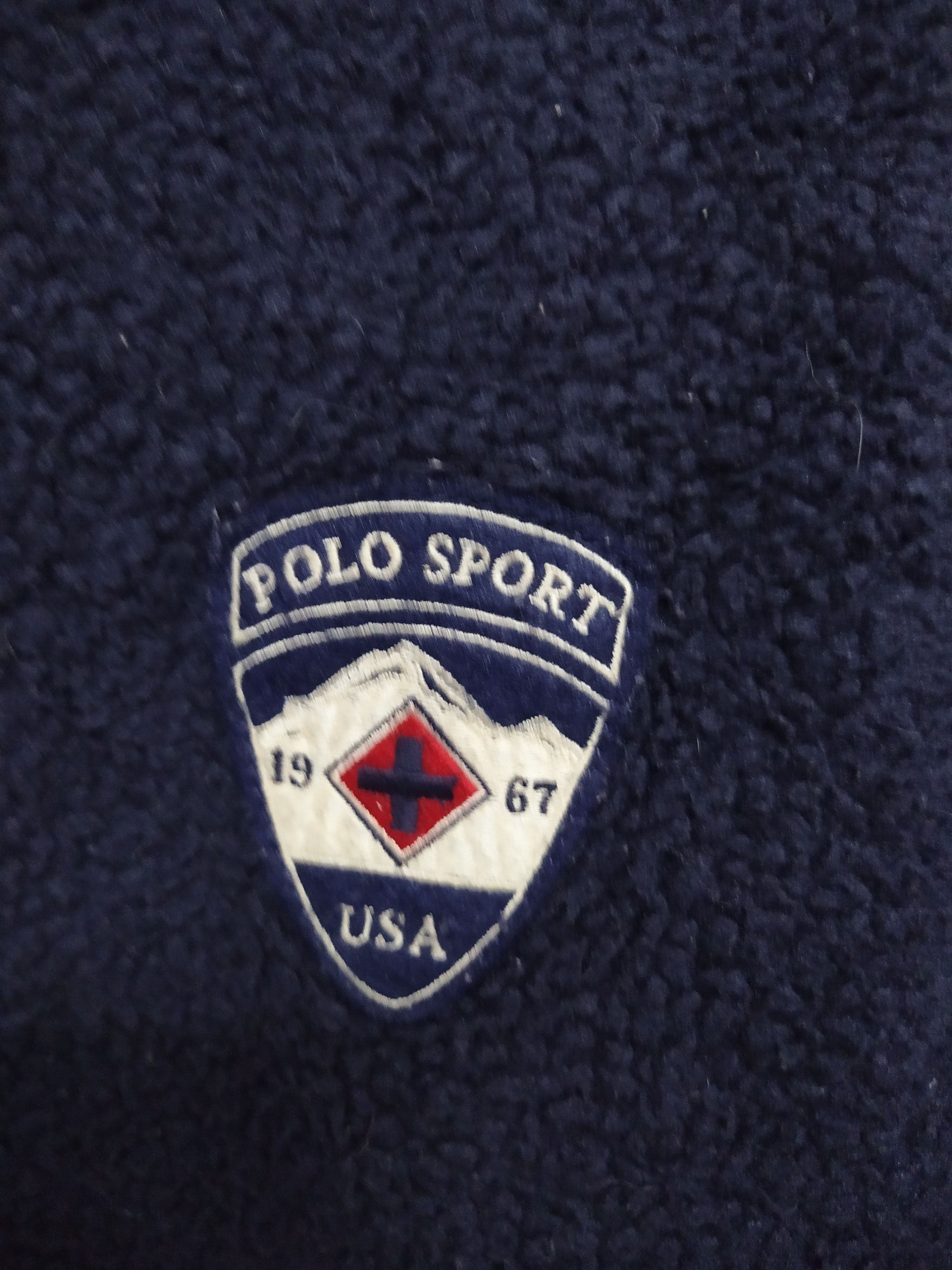 Polo Ralph Lauren 90s POLO SPORTSMAN RALPH LAUREN FLEECE SWEATER (B738) Size US L / EU 52-54 / 3 - 3 Thumbnail