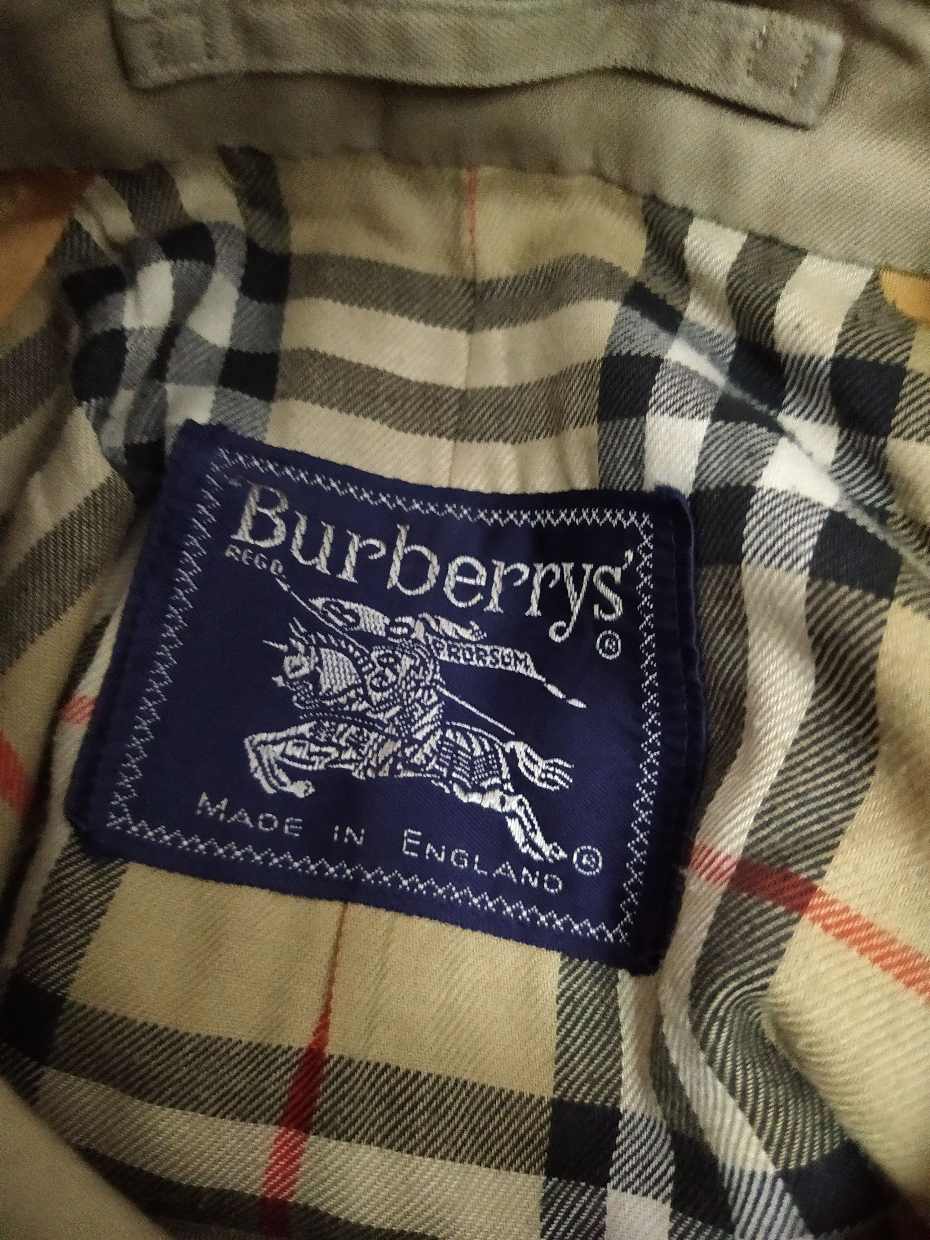 Burberry BURBERRY NOVA CHECK TRENCH COAT JACKET (B740) Size US M / EU 48-50 / 2 - 10 Thumbnail