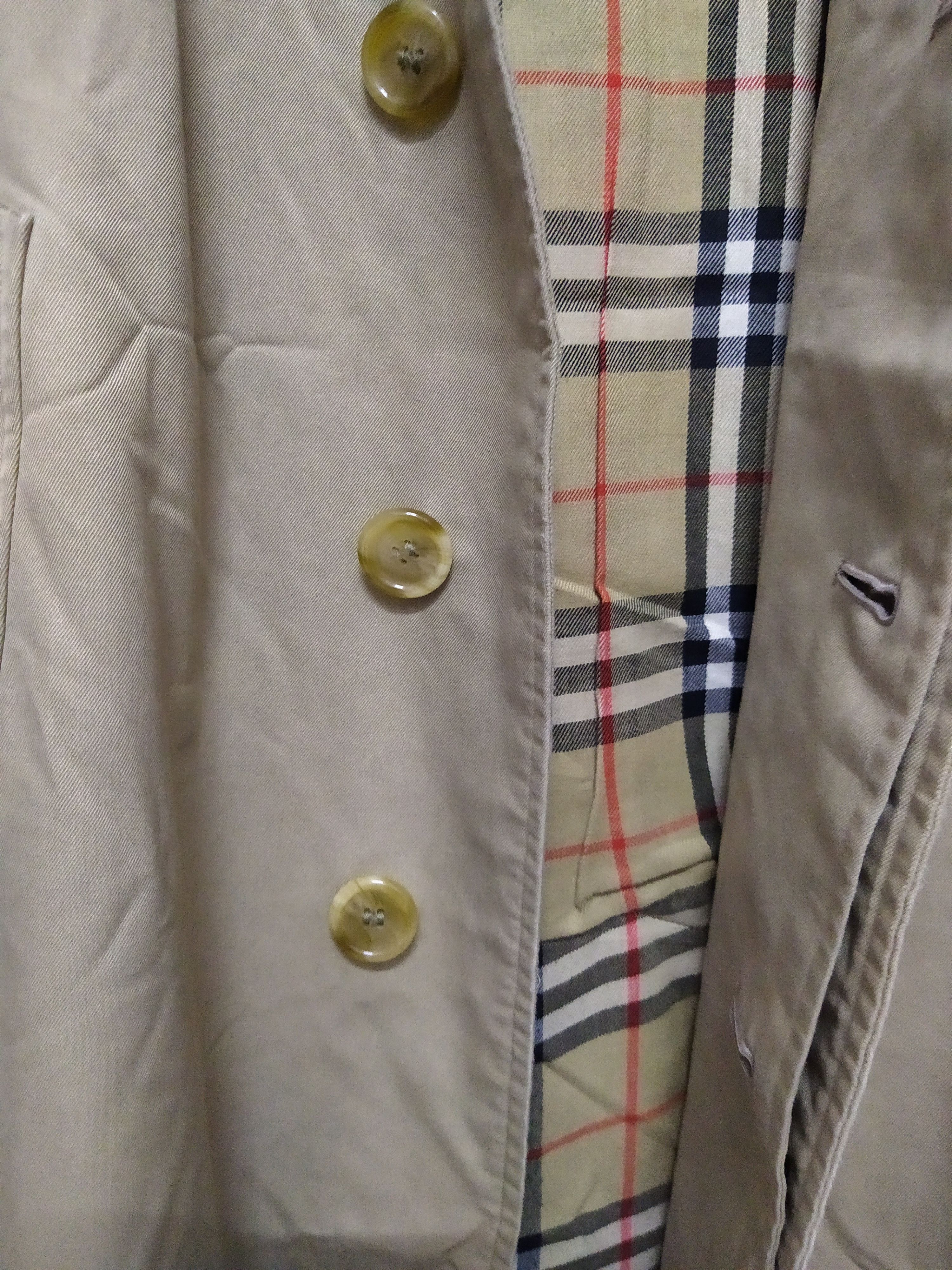 Burberry BURBERRY NOVA CHECK TRENCH COAT JACKET (B740) Size US M / EU 48-50 / 2 - 2 Thumbnail