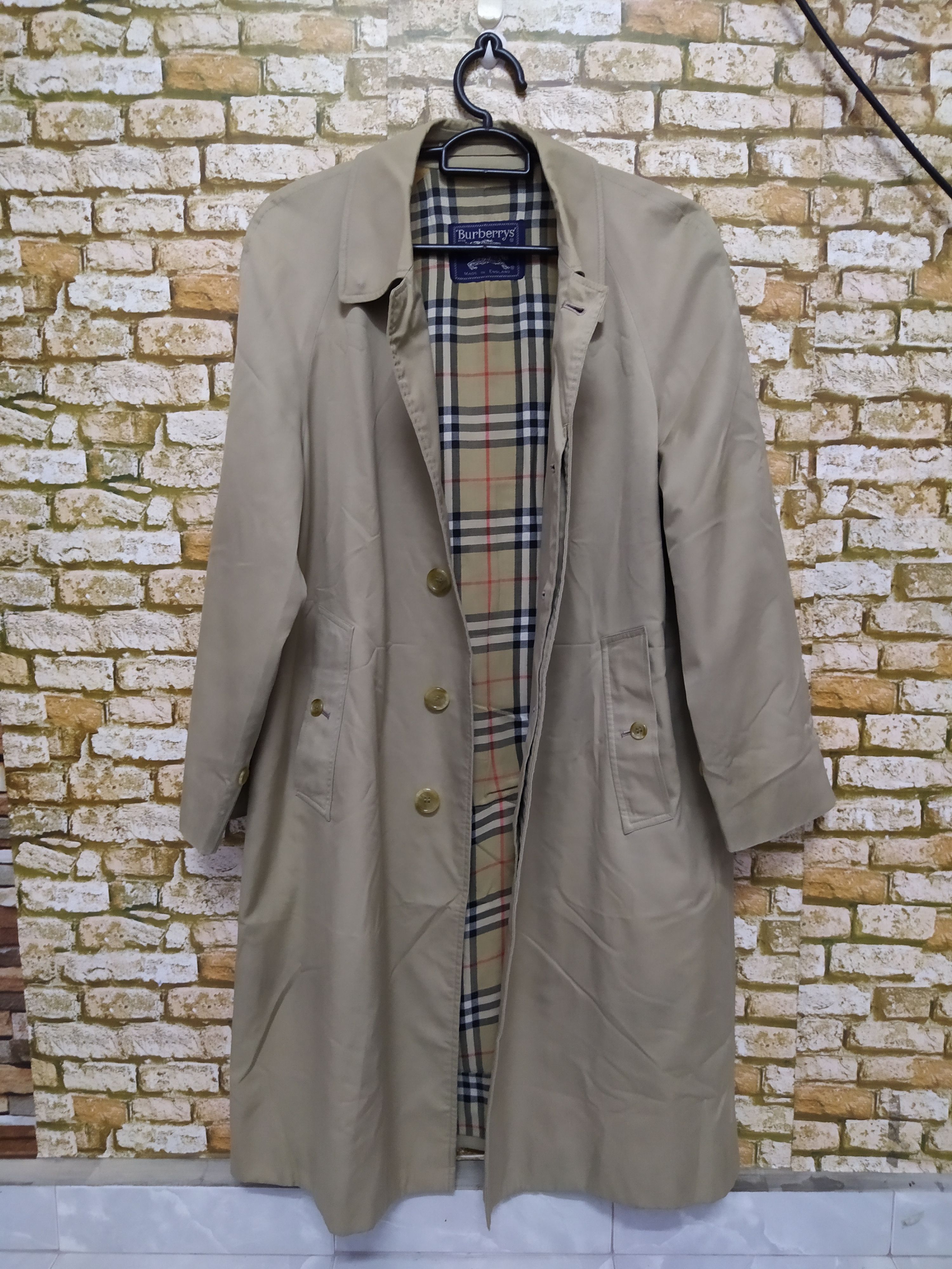 Burberry BURBERRY NOVA CHECK TRENCH COAT JACKET (B740) Size US M / EU 48-50 / 2 - 1 Thumbnail