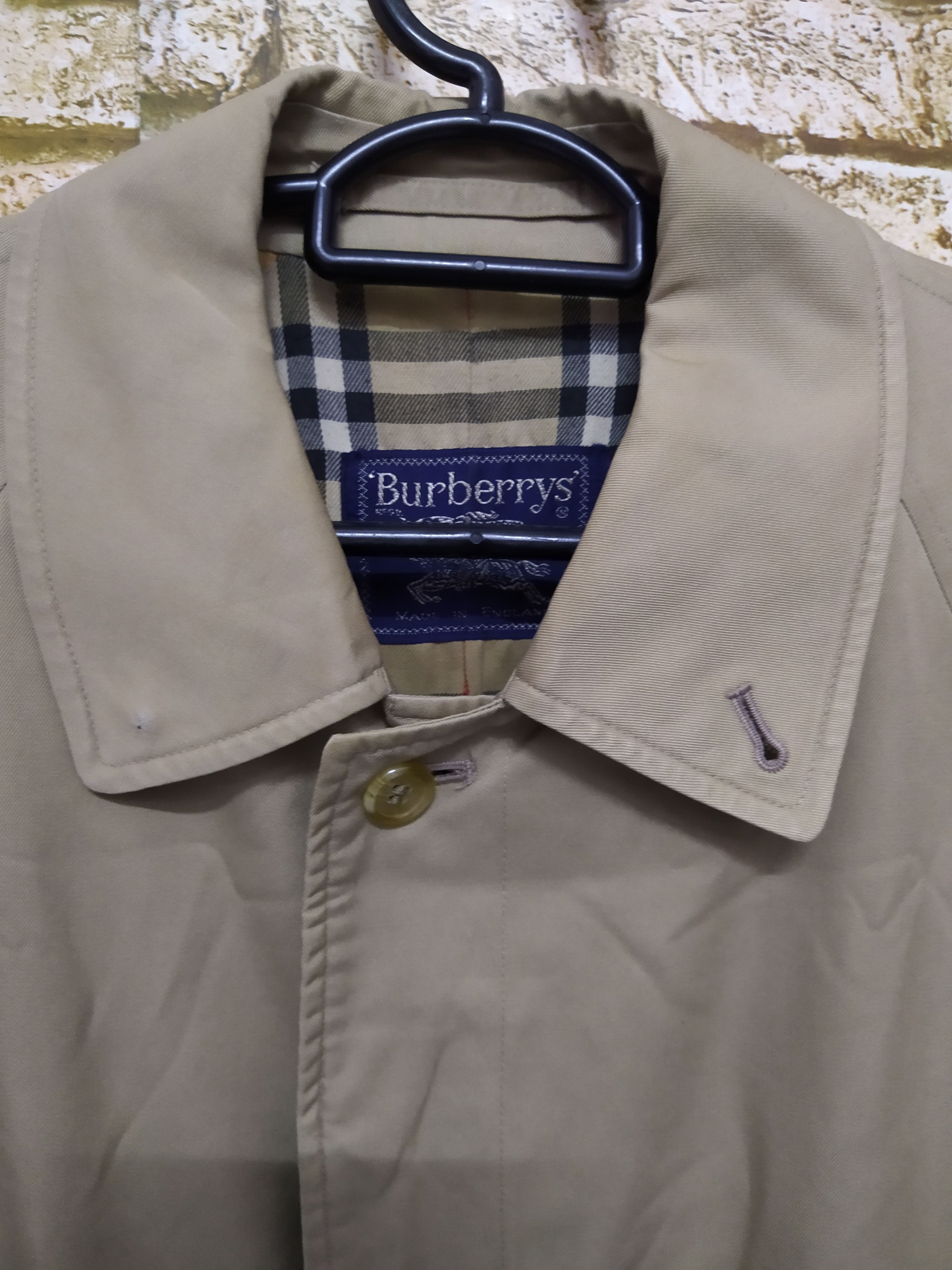 Burberry BURBERRY NOVA CHECK TRENCH COAT JACKET (B740) Size US M / EU 48-50 / 2 - 6 Thumbnail