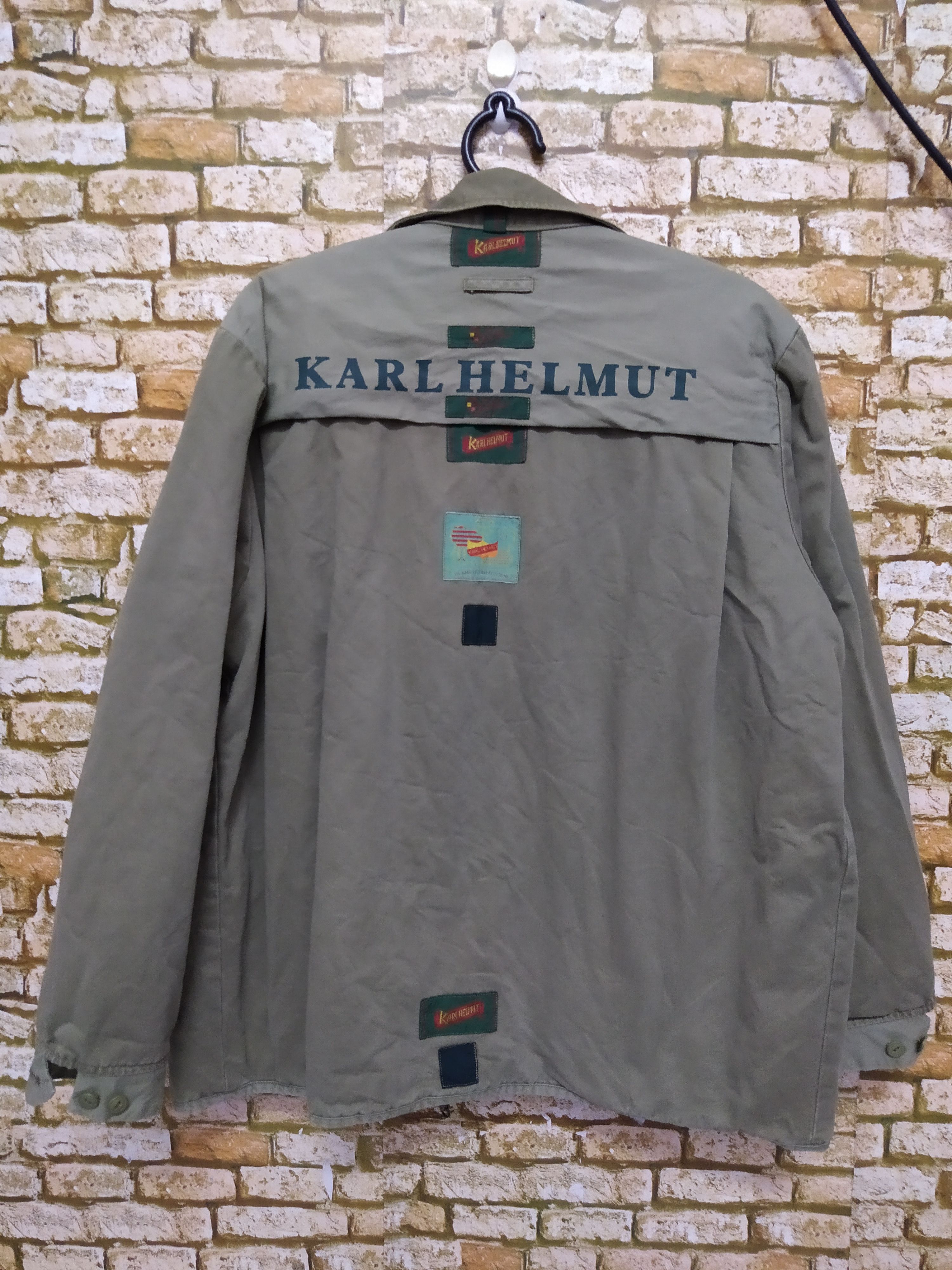 Karl Helmut 90s KARL HELMUT JACKET MILITARY HUNTING (B744) Size US XL / EU 56 / 4 - 1 Thumbnail