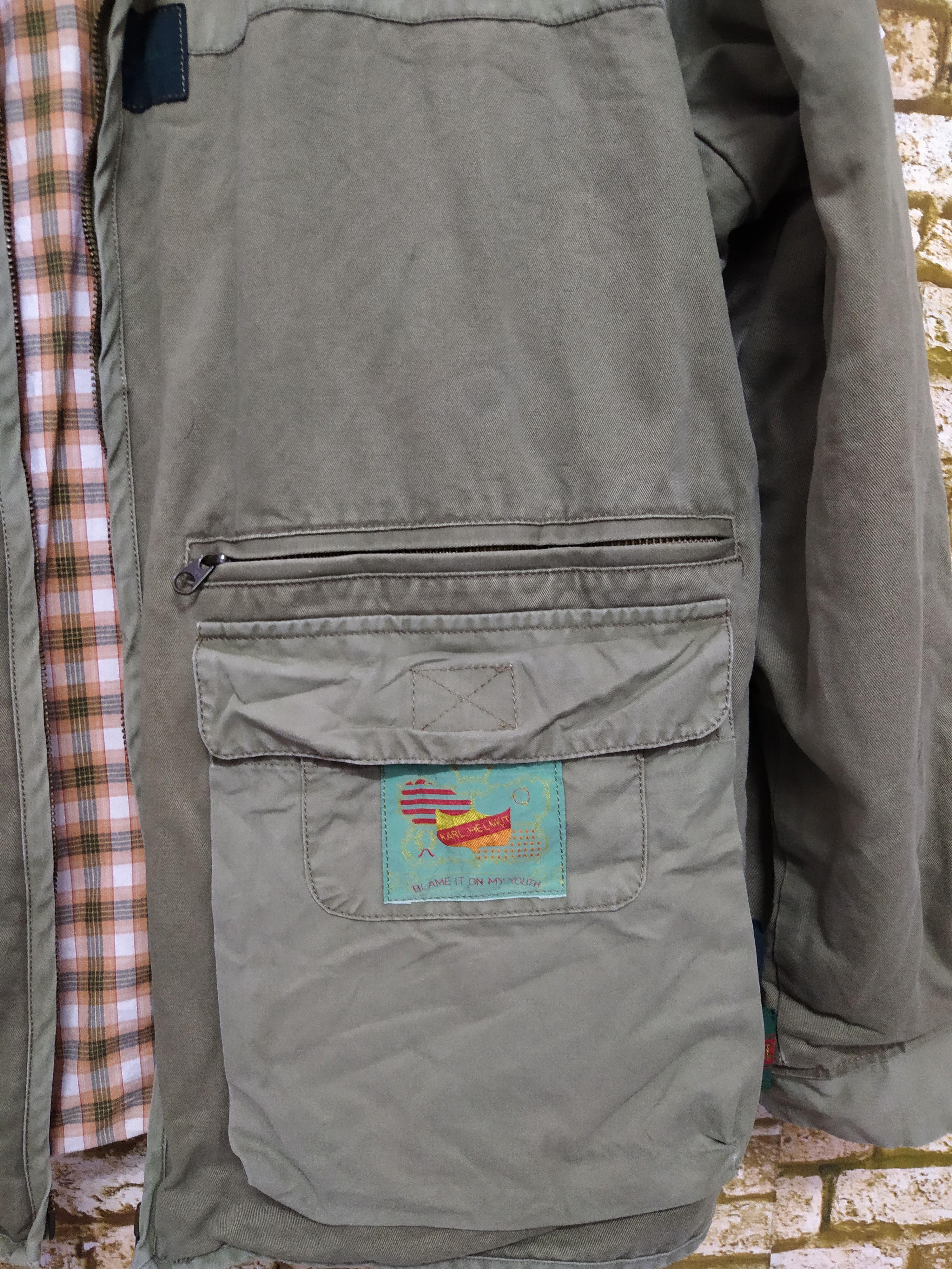 Karl Helmut 90s KARL HELMUT JACKET MILITARY HUNTING (B744) Size US XL / EU 56 / 4 - 7 Thumbnail
