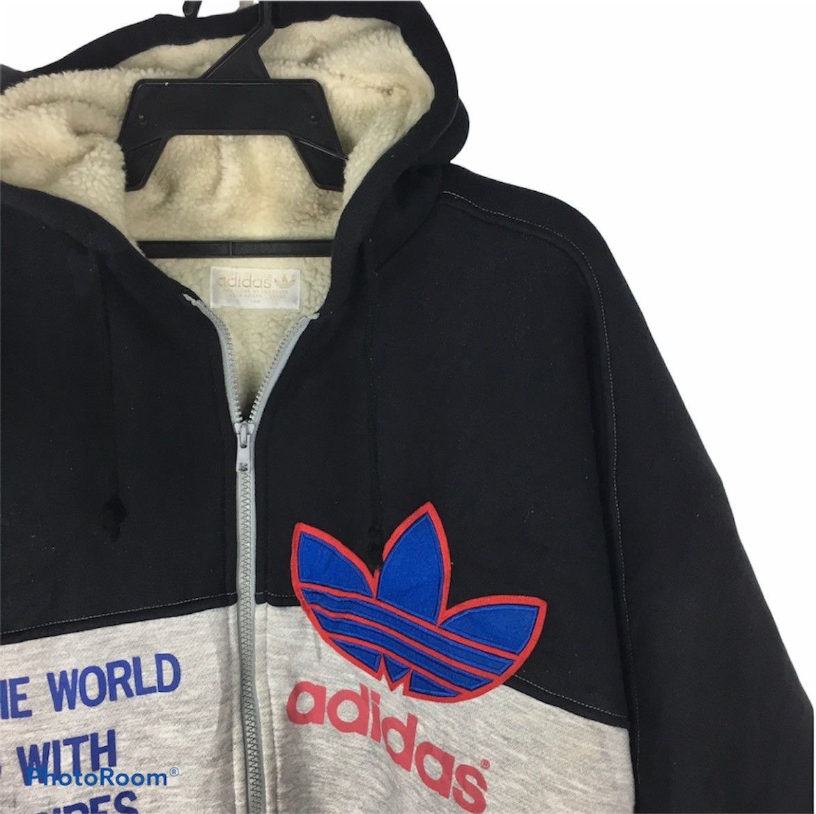 Adidas × Descente × Vintage Adidas by Descente Japan Fleece Hoodie | Archive Heat Size US XL / EU 56 / 4 - 6 Thumbnail