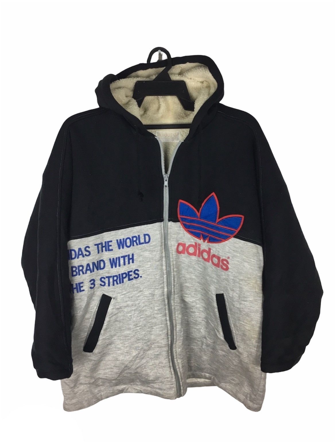 Adidas × Descente × Vintage Adidas by Descente Japan Fleece Hoodie | Archive Heat Size US XL / EU 56 / 4 - 2 Thumbnail