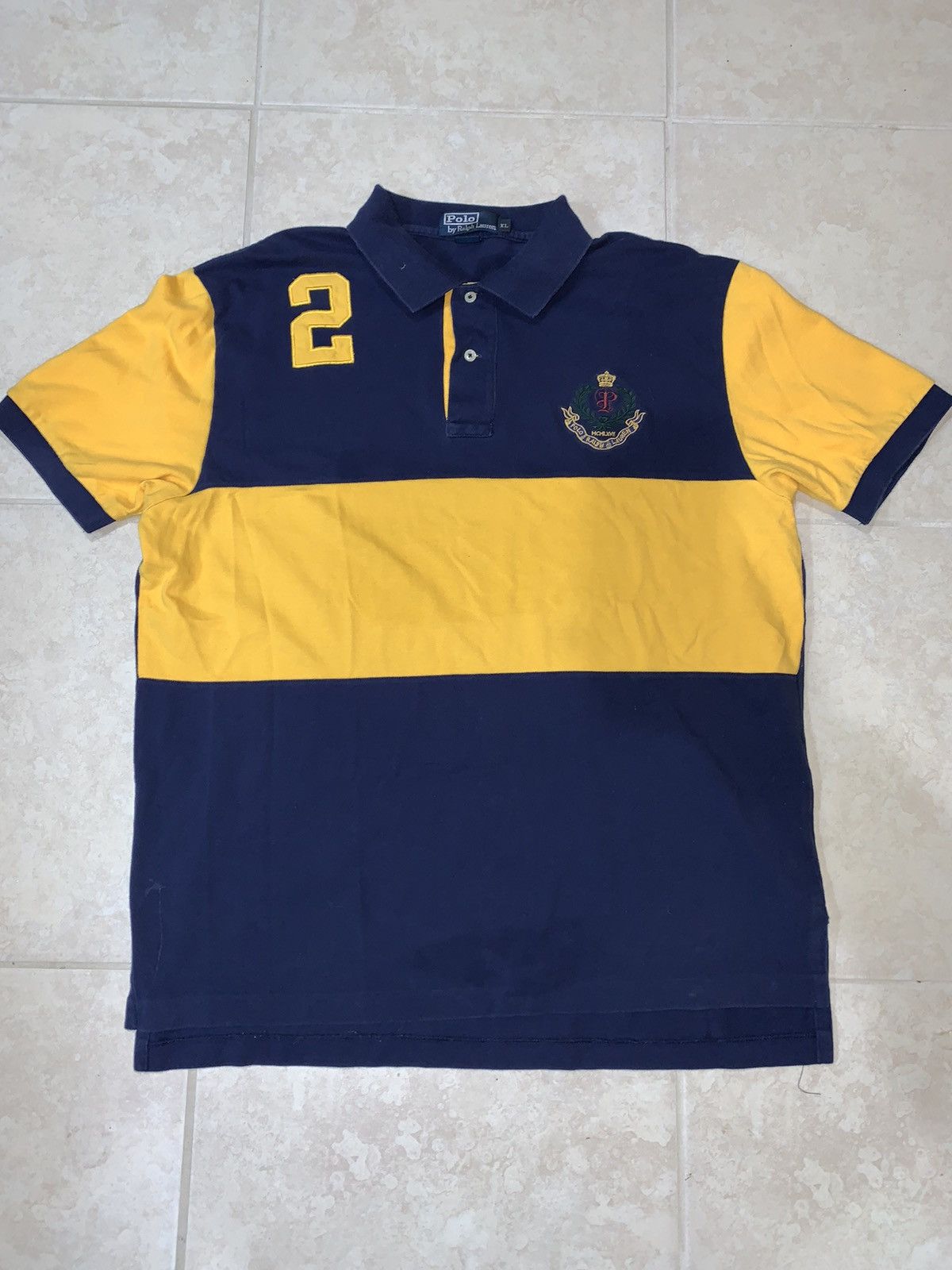Lauren Ralph Lauren × Polo Ralph Lauren × Ralph Lauren Polo Ralph Lauren Crest Polo Size US XL / EU 56 / 4 - 1 Thumbnail