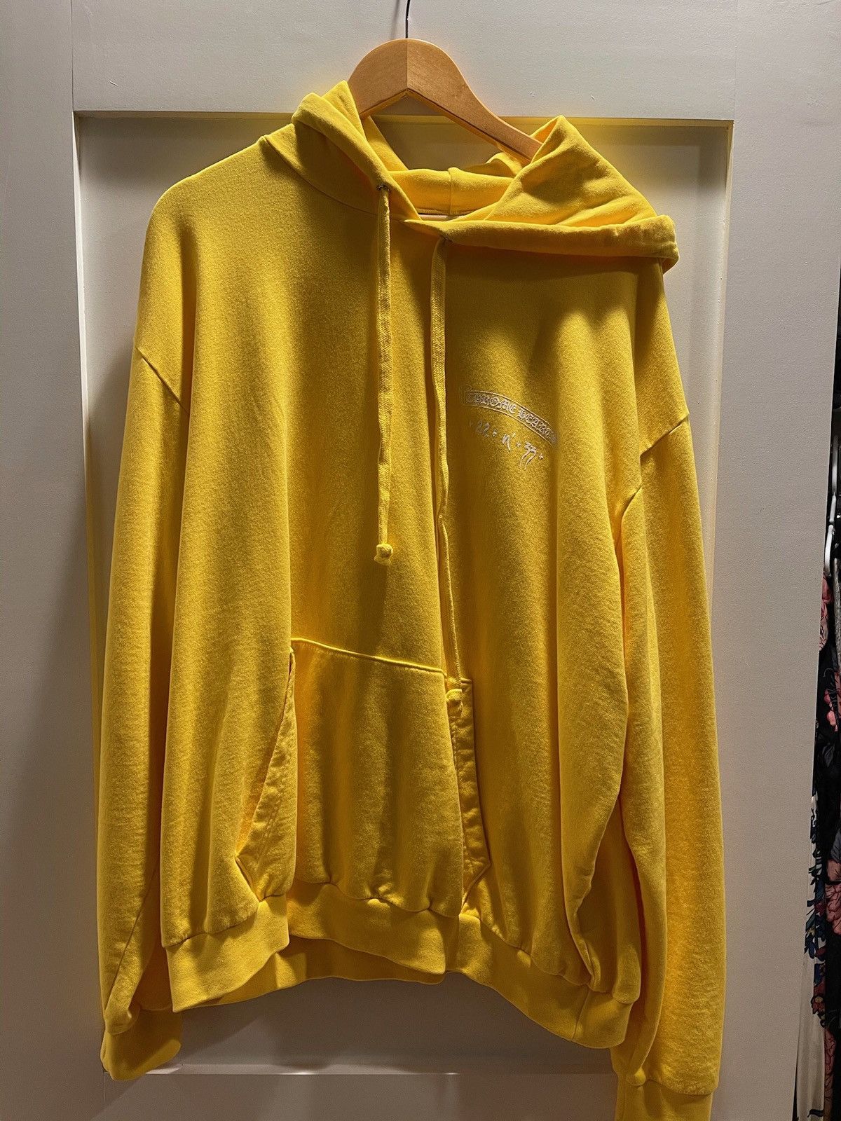 関込 Chrome Hearts Online Exclusive Hoodie フーディ イエロー 関込 Chrome Hearts Online Exclusive Hoodie フーディ イエロー