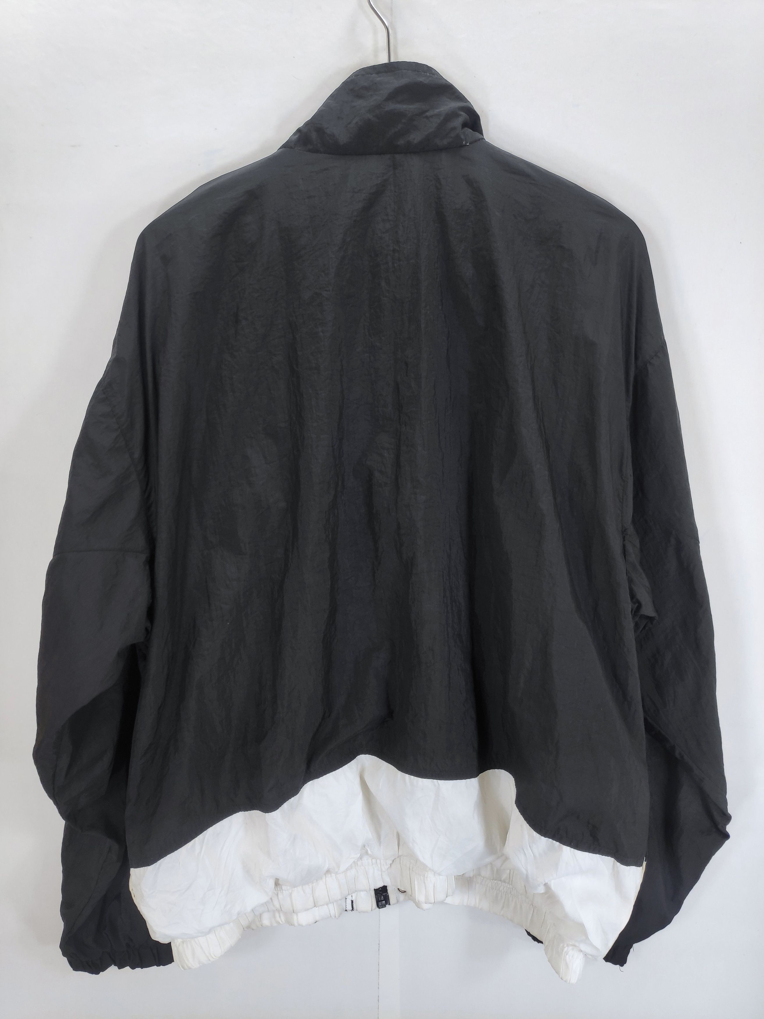 Nike × Vintage 90s NIKE block windbreaker jacket Black Nike Swoosh USA Size US L / EU 52-54 / 3 - 6 Thumbnail