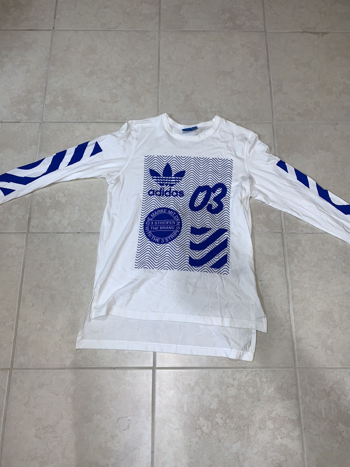 Adidas Adidas Long Sleeve Extended T-Shirt Size US M / EU 48-50 / 2 - 1 Thumbnail