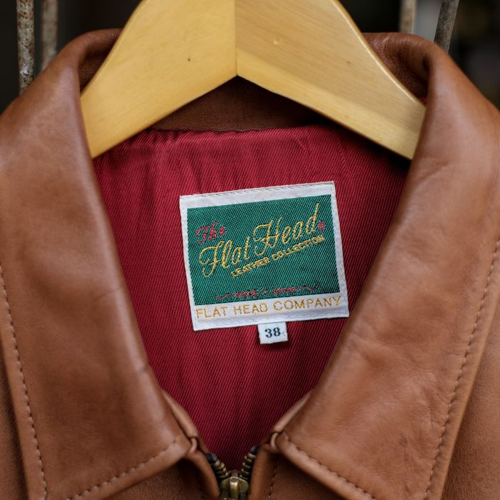 The Flat Head The Flat Head Leather Horsehide Rider Jacket Grailed