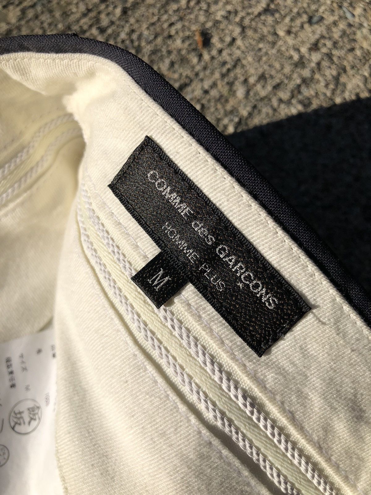 Comme des Garcons Homme Plus Reconstructed/Deconstructed Split Trousers Size US 31 - 6 Thumbnail