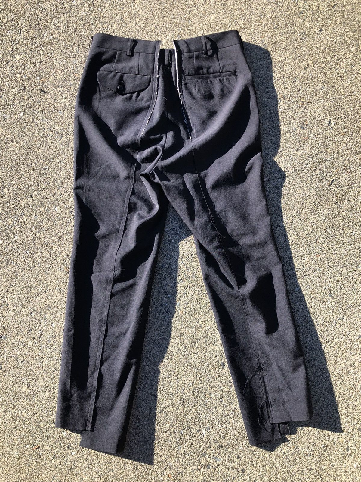 Comme des Garcons Homme Plus Reconstructed/Deconstructed Split Trousers Size US 31 - 8 Thumbnail