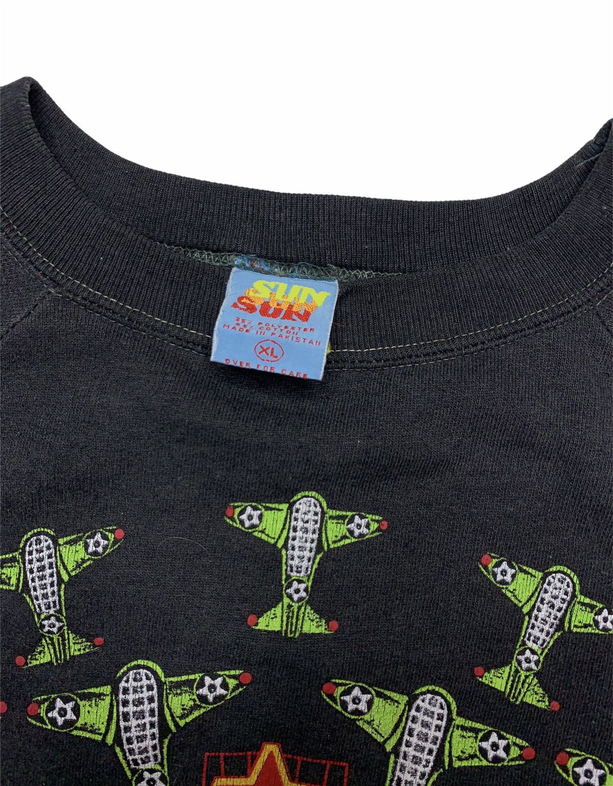 Vintage 1980s Army Airborne Raglan Sweatshirt Size US XL / EU 56 / 4 - 4 Thumbnail