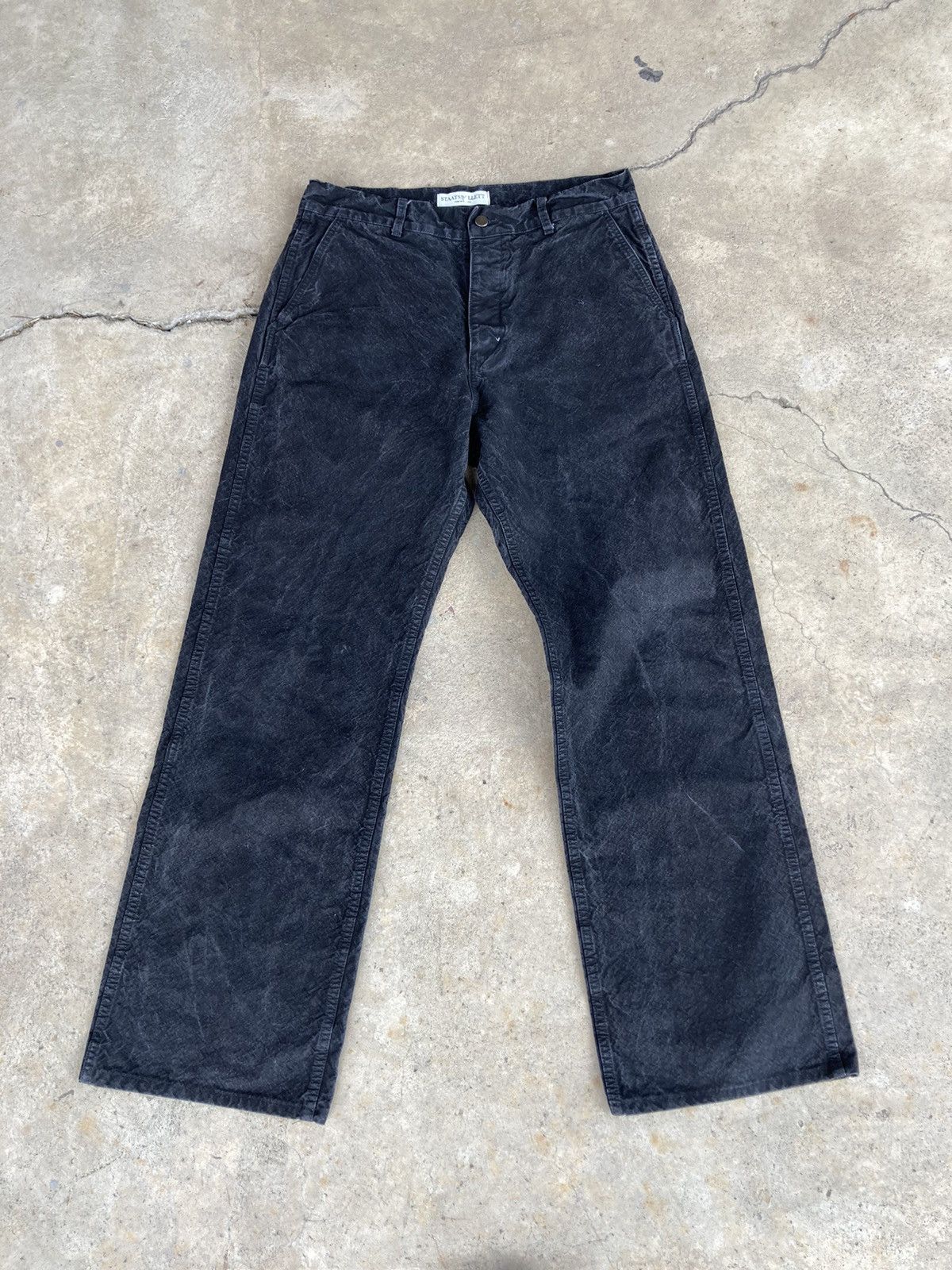 Staatsballett Black waxed canvas pants Size US 32 / EU 48 - 1 Thumbnail