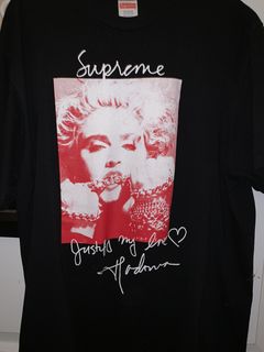 Supreme madonna cheap tee navy